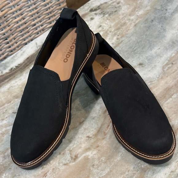 Women’s BLONDO Phoebe black waterproof loafers- Size 9 - Picture 2 of 9
